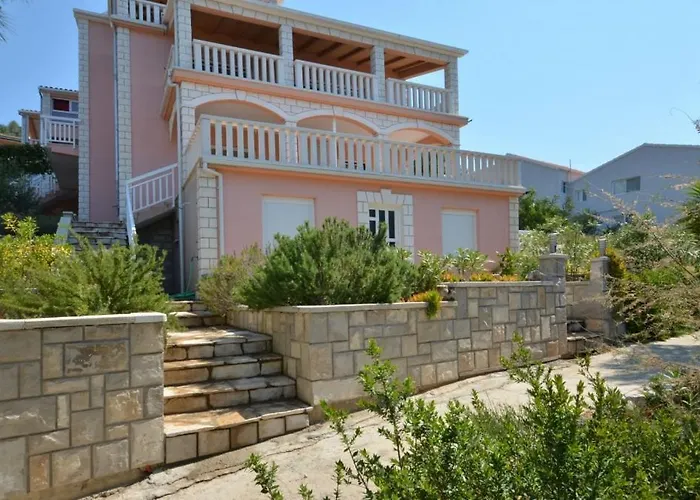 公寓 In Karbuni With Sea View, Terrace, Air Conditioning, W-lan 3609-2 Blato (Korcula)