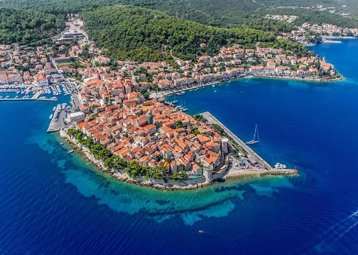 In Karbuni With Sea View, Terrace, Air Conditioning, W-lan 3609-2 *